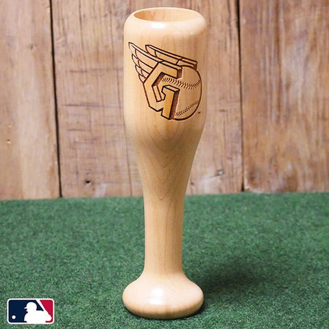 Cleveland Guardians Baseball Bat Wine Mug – Mini Birch Wood Sports Fan Glass Beer Mug - YinzerShop