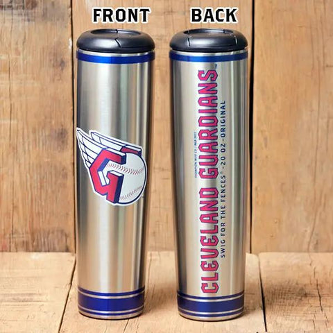 Cleveland Guardians Metal Dugout Mug | Stainless Steel Baseball Bat Mug Dugout Mug - YinzerShop