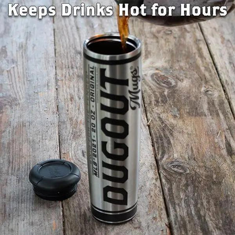 Cleveland Guardians Metal Dugout Mug | Stainless Steel Baseball Bat Mug Dugout Mug - YinzerShop