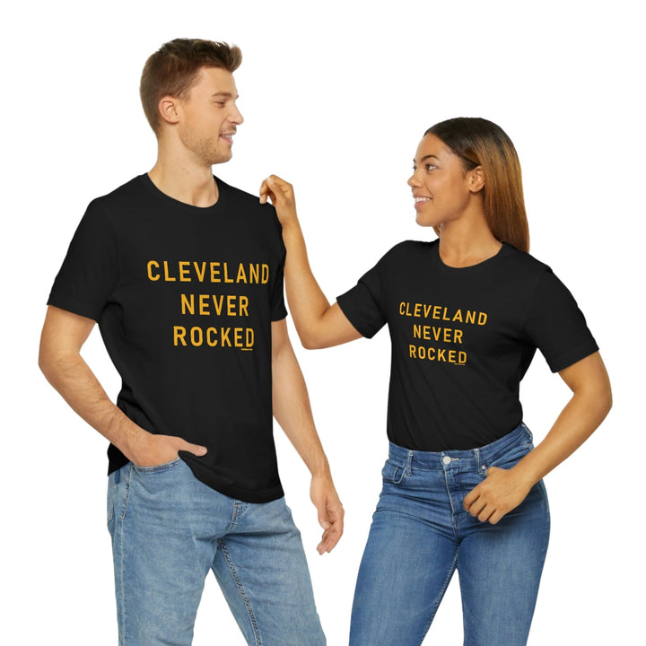 Cleveland Never Rocked T-shirt T-Shirt Printify   
