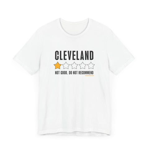 Cleveland Review 1 Star - Short Sleeve Tee T-Shirt - YinzerShop