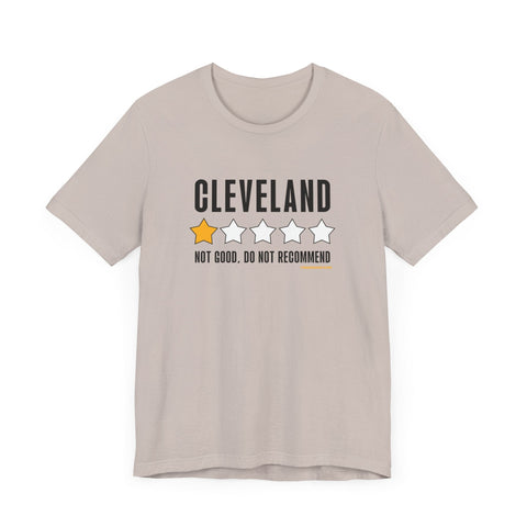 Cleveland Review 1 Star - Short Sleeve Tee T-Shirt - YinzerShop
