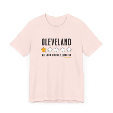 Cleveland Review 1 Star - Short Sleeve Tee T-Shirt - YinzerShop