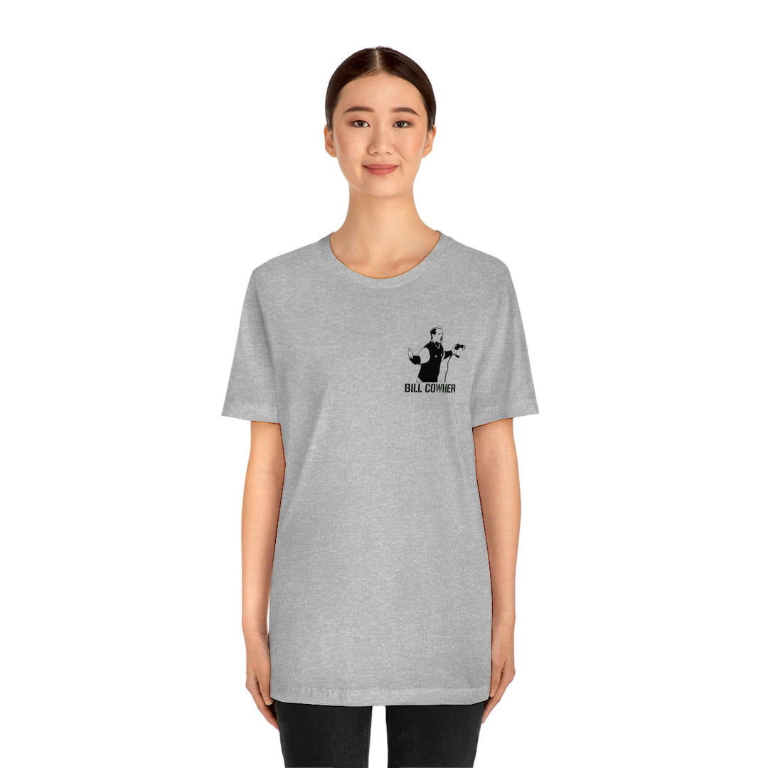 Coach Bill Cowher Legend T-Shirt - Back-Printed Graphic Tee T-Shirt Printify   