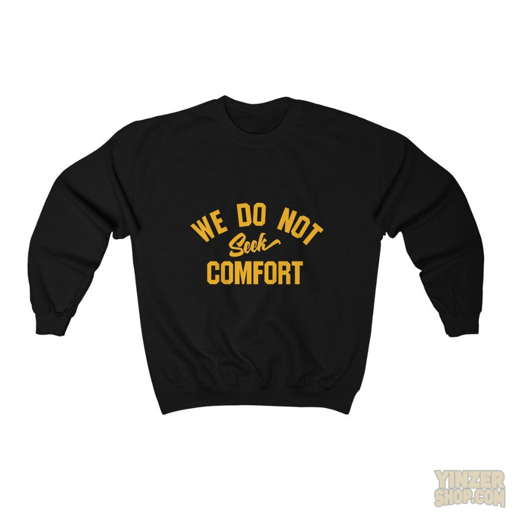 Coach Tomlin " We Do Not Seek Comfort " - Unisex Heavy Blend™ Sweatshirt Sweatshirt Printify L Black 