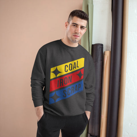Coal Iron Scrap Champion Sweatshirt Sweatshirt - YinzerShop