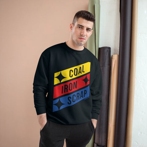 Coal Iron Scrap Champion Sweatshirt Sweatshirt - YinzerShop
