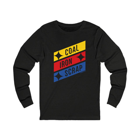 Coal Iron Scrap Long Sleeve Tee Long Sleeve Shirt - YinzerShop