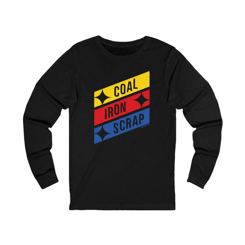 Coal Iron Scrap Long Sleeve Tee Long Sleeve Shirt - YinzerShop