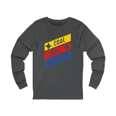 Coal Iron Scrap Long Sleeve Tee Long Sleeve Shirt - YinzerShop