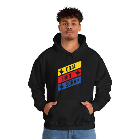 Coal Iron Scrap Unisex Heavy Blend™ Hooded Sweatshirt Hoodie - YinzerShop
