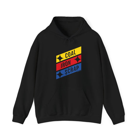 Coal Iron Scrap Unisex Heavy Blend™ Hooded Sweatshirt Hoodie - YinzerShop
