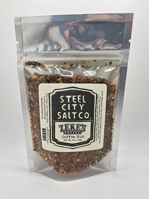 Coffee Rub Seasoning - ZEKE's Bold Flavor Rub With Hawaiian Sea Salt & Espresso Spice Mix - YinzerShop