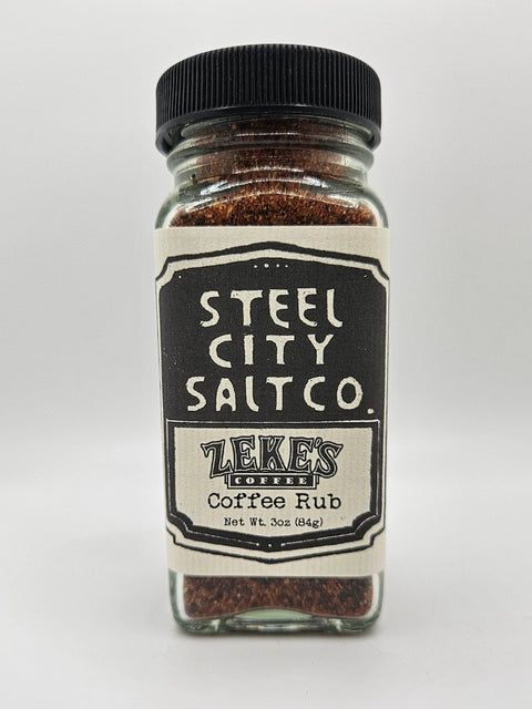Coffee Rub Seasoning - ZEKE's Bold Flavor Rub With Hawaiian Sea Salt & Espresso Spice Mix - YinzerShop