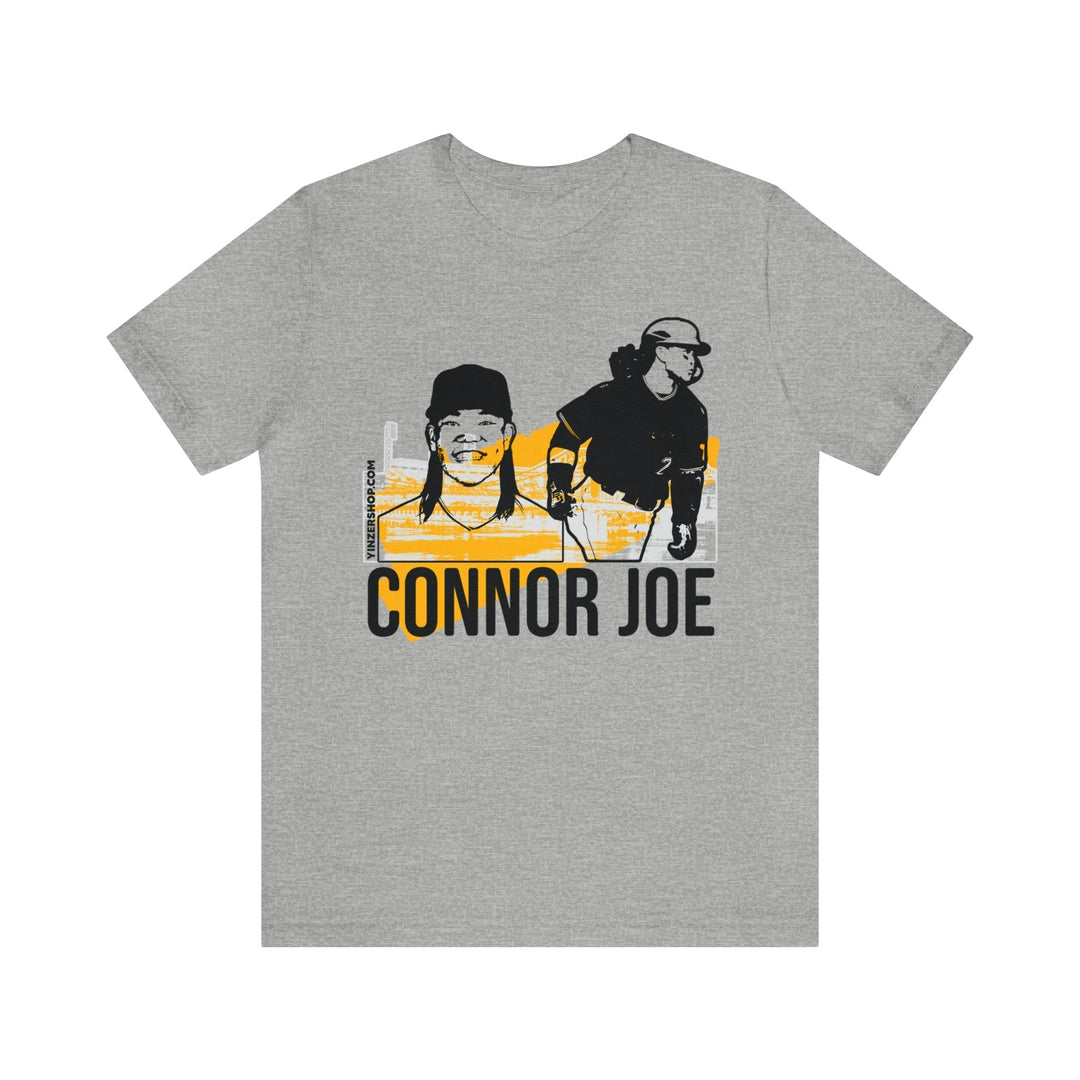 Connor Joe Pittsburgh Headliner Series T-Shirt T-Shirt Printify Athletic Heather S 