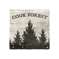 Cook Forest State Park PA Ceramic Drink Coaster with Forest Design Coaster - YinzerShop