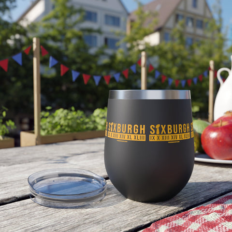 Copper Insulated Cup - Sixburgh 12oz Vacuum Insulated Tumbler With Double Wall Stainless Steel Mug - YinzerShop