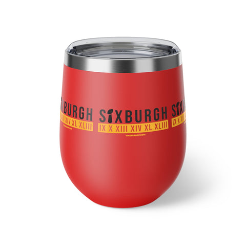 Copper Insulated Cup - Sixburgh 12oz Vacuum Insulated Tumbler With Double Wall Stainless Steel Mug - YinzerShop