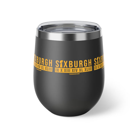 Copper Insulated Cup - Sixburgh 12oz Vacuum Insulated Tumbler With Double Wall Stainless Steel Mug - YinzerShop
