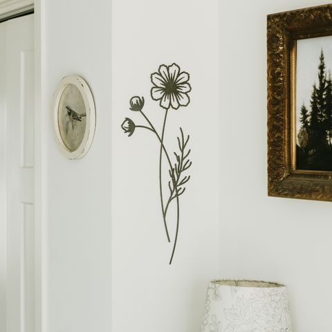 Flower Wall Decor – 3D Flower Wall Art | Keystone Steel Floral Decoration