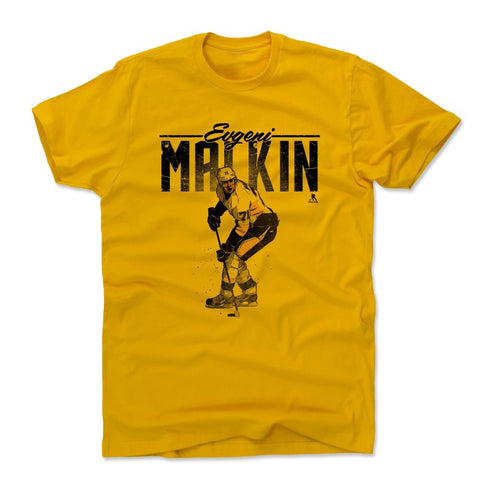 Cotton T-Shirt Evgeni Malkin Retro K | Soft Crewneck Tee | Regular Fit Shirt Men's Cotton T-Shirt - YinzerShop