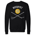 Crewneck Long Sleeve Sweatshirt - Larry Murphy Pittsburgh Sports Apparel, Regular Fit Men's Crewneck Sweatshirt - YinzerShop