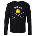Crewneck Long Sleeve T-Shirt - Rob Brown Pittsburgh Sports Shirt | Cotton Casual Wear Men's Long Sleeve T-Shirt - YinzerShop