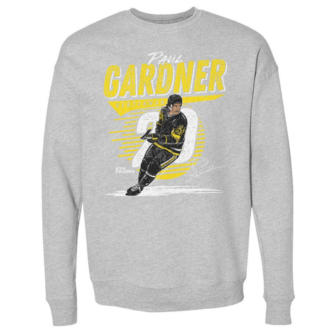 Crewneck Sweatshirt Paul Gardner Pittsburgh Comet | Long Sleeve Cotton Blend Men's Crewneck Sweatshirt - YinzerShop