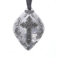 Cross Ornament | Faithful Moments Aluminum Religious Ornament - Personalized Gift - YinzerShop