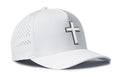 Cross Performance Hat - Lightweight 5-Panel Cap With Water Repellent Fabric, Adjustable Snapback - Haka Hat Performance - YinzerShop