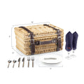 West Virginia Mountaineers - Champion Picnic Basket  Picnic Time Family of Brands   