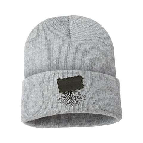 Cuff Beanie Pennsylvania | WearYourRoots Soft Acrylic Knit Winter Hat Beanie - YinzerShop