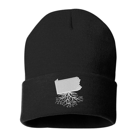 Cuff Beanie Pennsylvania | WearYourRoots Soft Acrylic Knit Winter Hat Beanie - YinzerShop