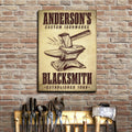 Custom Ironworks Blacksmith Sign Canvas - YinzerShop