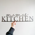 Custom Kitchen Wall Decor - Personalized Name Kitchen Sign, Unique Gift Wall Decor - YinzerShop