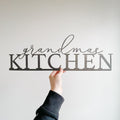 Custom Kitchen Wall Decor - Personalized Name Kitchen Sign, Unique Gift Wall Decor - YinzerShop