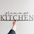 Custom Kitchen Wall Decor - Personalized Name Kitchen Sign, Unique Gift Wall Decor - YinzerShop