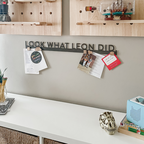 Magnetic Bar Sign - Custom Name Sign | Steel Wall Decor & Display Artwork Magnet