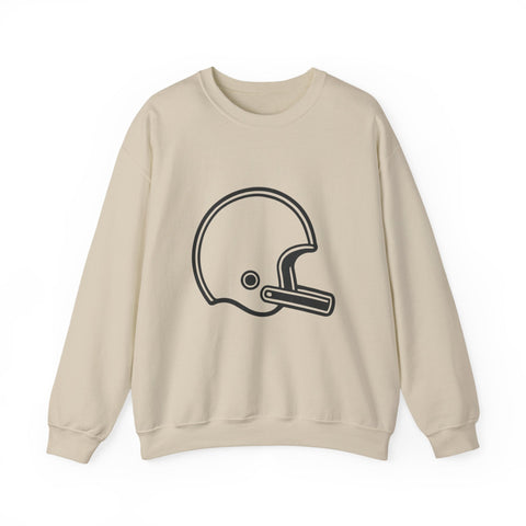 Customizable Football Helmet - Heavy Blend™ Crewneck Sweatshirt Sweatshirt - YinzerShop