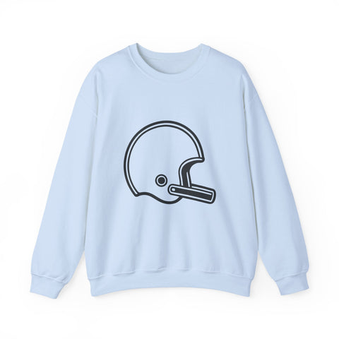 Customizable Football Helmet - Heavy Blend™ Crewneck Sweatshirt Sweatshirt - YinzerShop