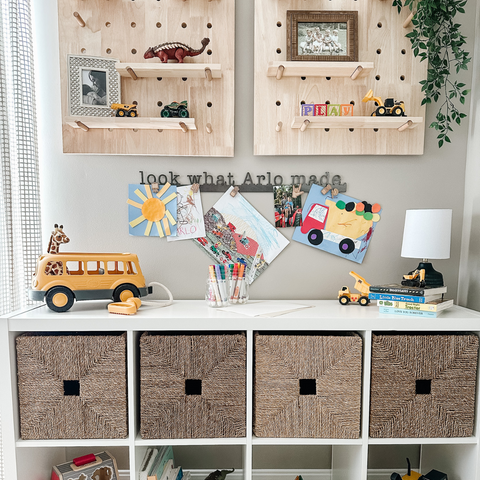 Magnetic Display Bar - Custom Name Sign Steel Magnetic Strip | Personalized Wall Decor