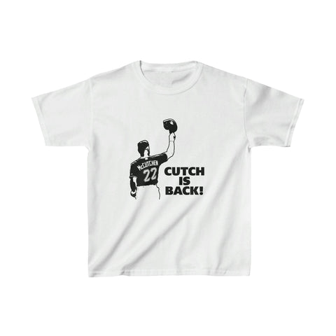 Cutch is Back Kids Heavy Cotton™ Tee Kids clothes Printify XS White 