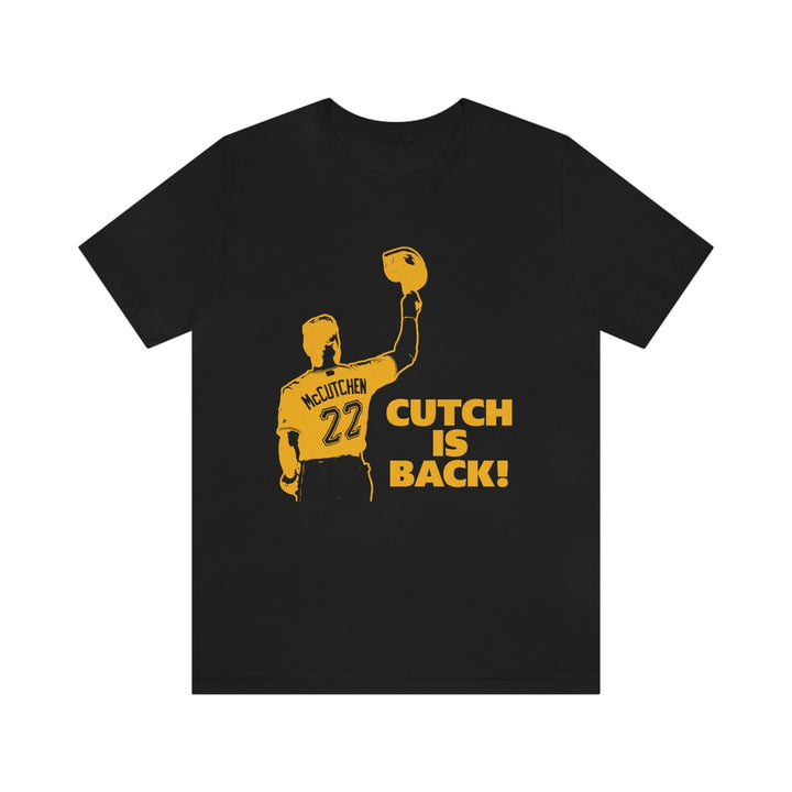 Cutch Is Back! T-Shirt Short Sleeve Tee T-Shirt Printify Black S 