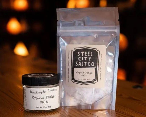 Cyprus Flake Salt – Artisan Finishing Salt Flakes With Pyramid Crystals - YinzerShop