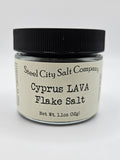 Cyprus Lava Salt - Rare Gourmet Finishing Salt Flakes With Activated Charcoal - YinzerShop