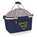 West Virginia Mountaineers - Metro Basket Collapsible Cooler Tote  Picnic Time Family of Brands   