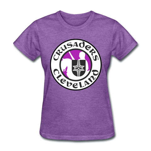 Cleveland Crusaders Women's T-Shirt  Vintage Ice Hockey purple heather S 