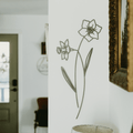 Daffodil Wall Decor by KEYSTONE STEEL CO. – Floral Home Decoration, Nature Inspired Decor Wall Decor - YinzerShop