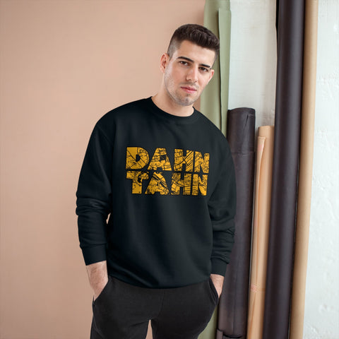 Dahntahn Map - Champion Crewneck Sweatshirt Sweatshirt - YinzerShop