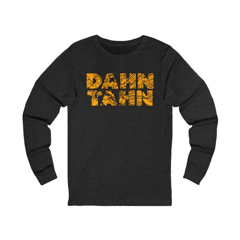 Dahntahn Map - Long Sleeve Tee Long Sleeve Shirt - YinzerShop